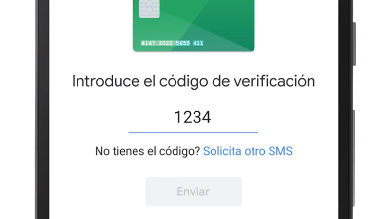 Visual verificacion de tarjeta