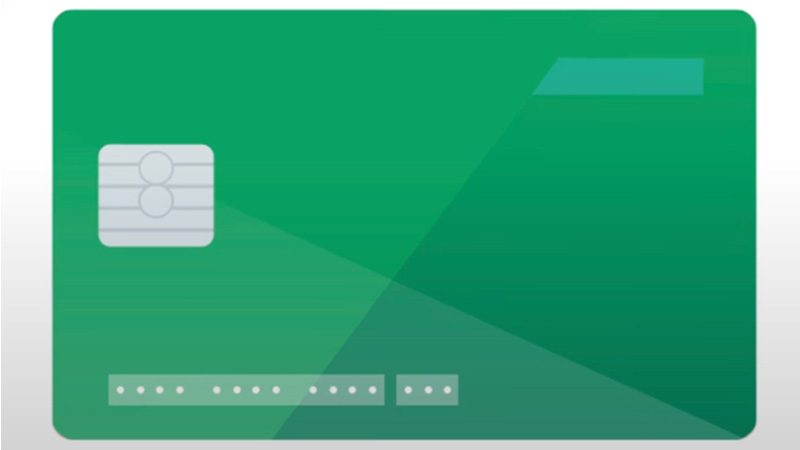 Visual de tarjeta protegida